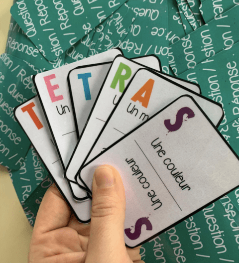 Jeu de cartes: question/réponse –&nbsp;Vocabulaire
