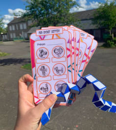 Atelier Snake Puzzle: Document de Suivi avec Formes à&nbsp;Réaliser