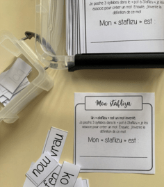 Créer des mots amusants avec le&nbsp;STAFLIZU