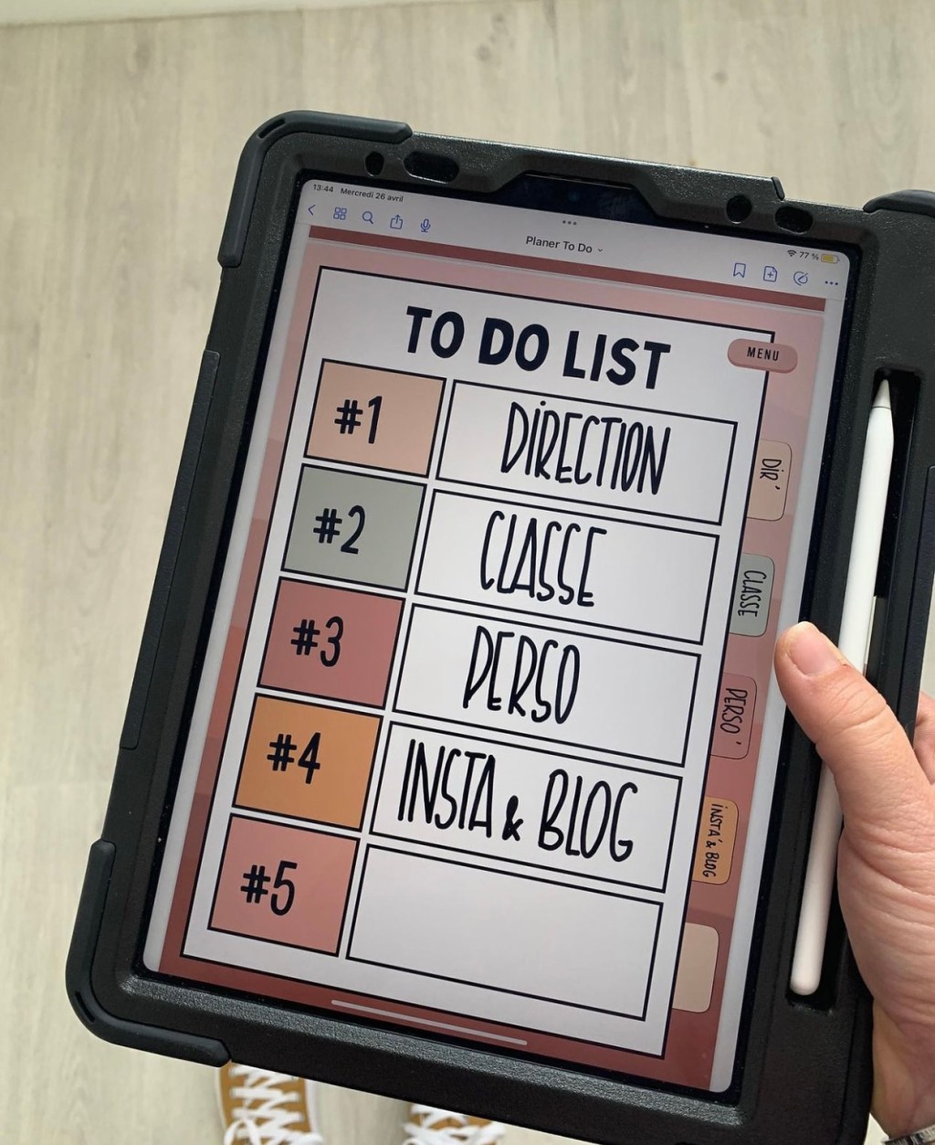 Le journal de mes TO&nbsp;DO